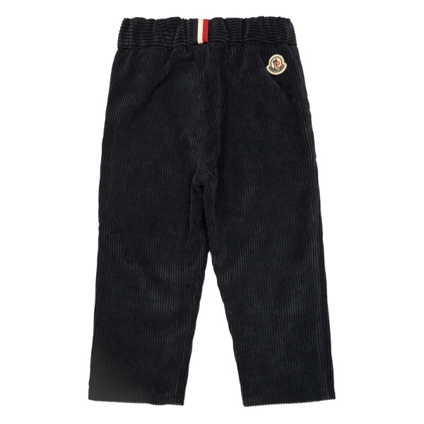 corduroy patch-pocket trousers