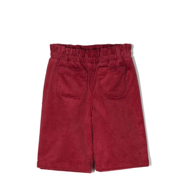 corduroy straight-leg trousers