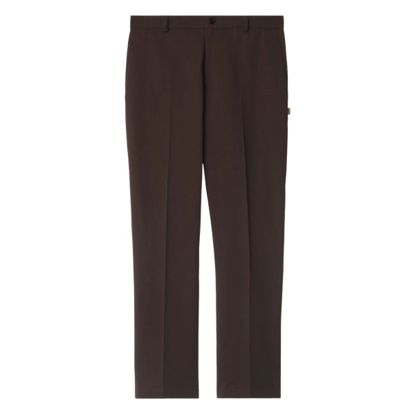cotton regular trousers