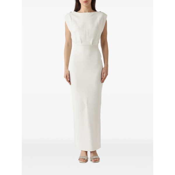 crew-neck maxi dress