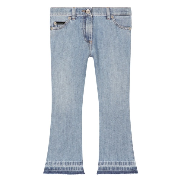 Cropped low-rise jeans