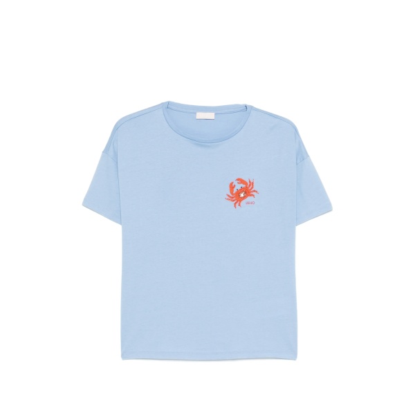 crustacean graphic T-shirt