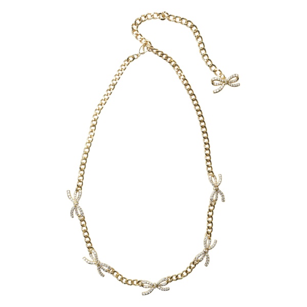 Crystal Bows necklace
