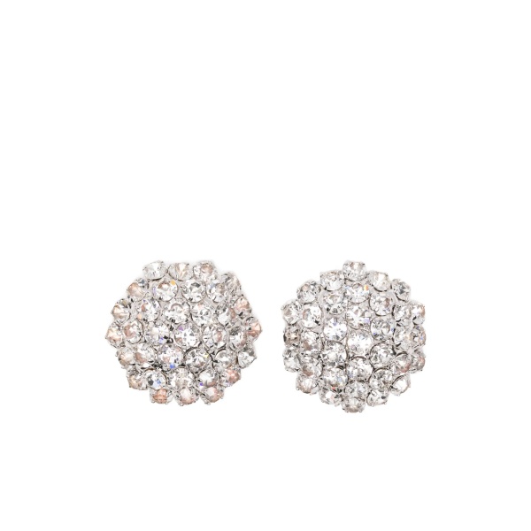 crystal flower earrings
