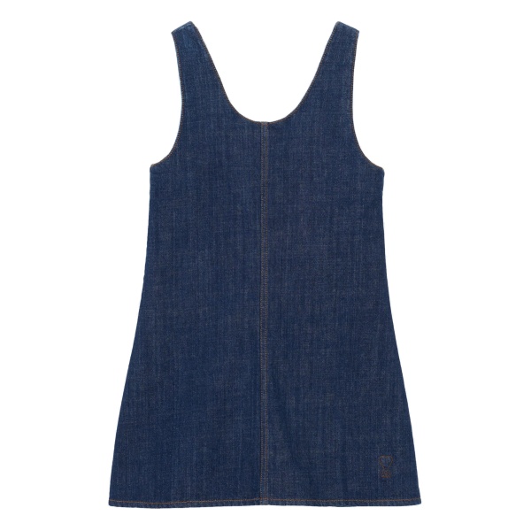 denim mini dress