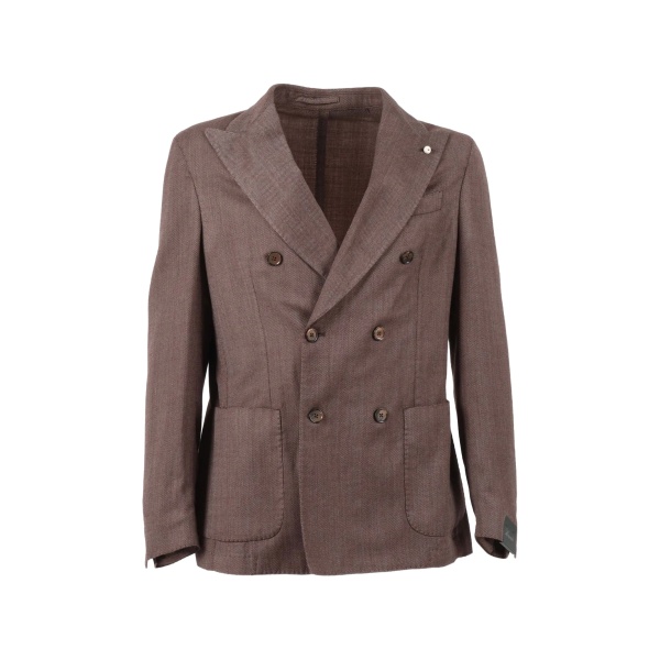double-breasted suit jacket