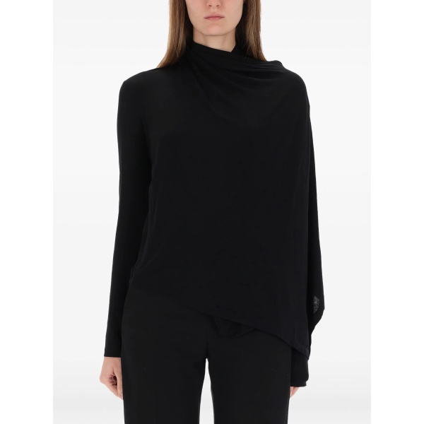 draped blouse
