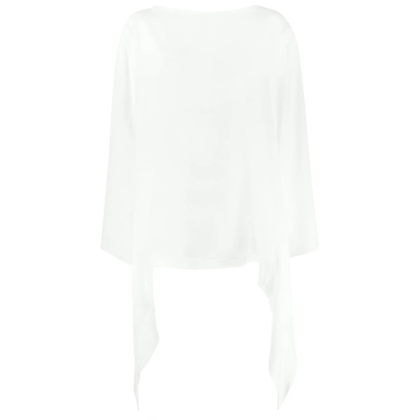 draped details blouse