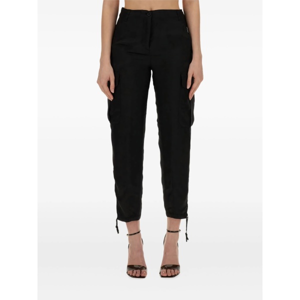 drawstring cargo trousers