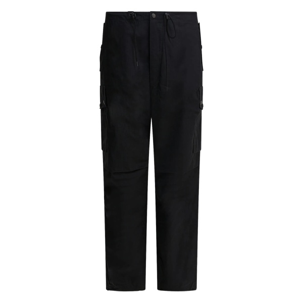 drawstring-waist cargo pants
