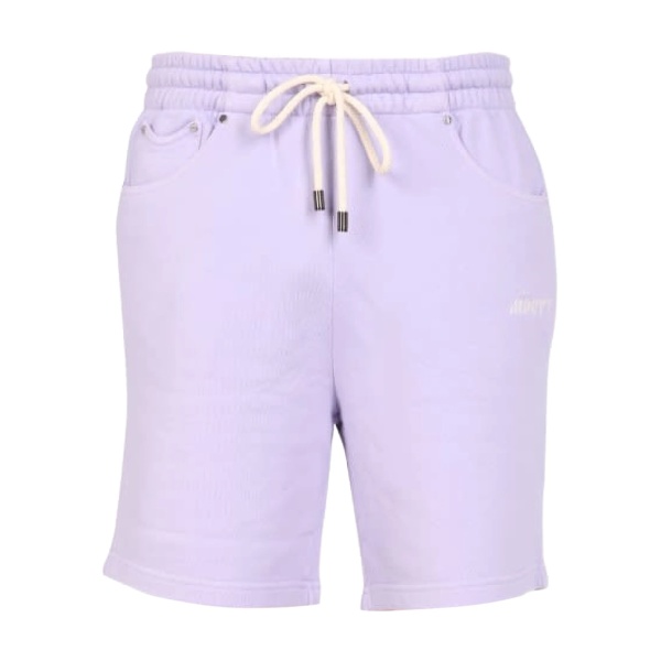 drawstring-waist cotton shorts