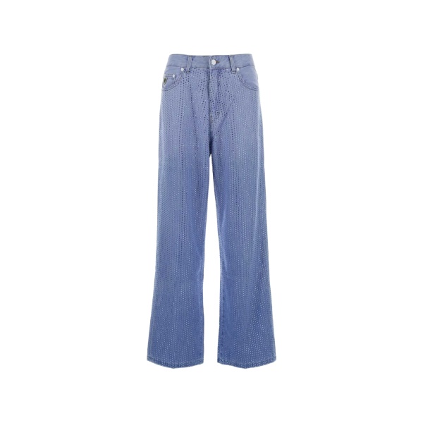embellished denim jeans