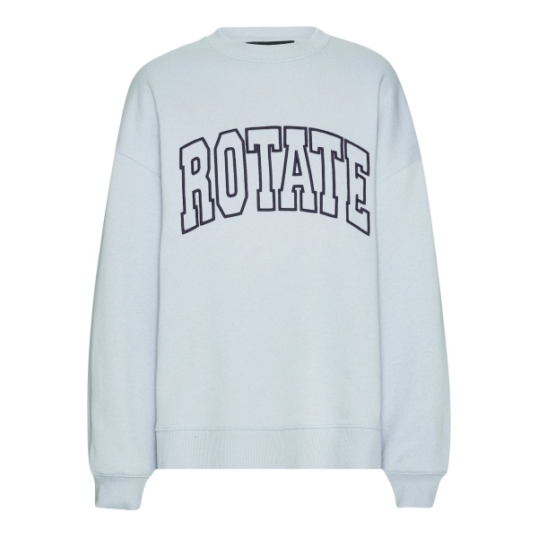 embroidered-logo sweatshirt