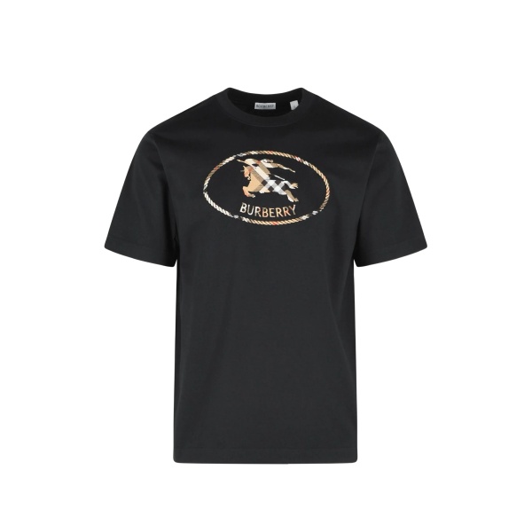 embroidered-logo T-shirt