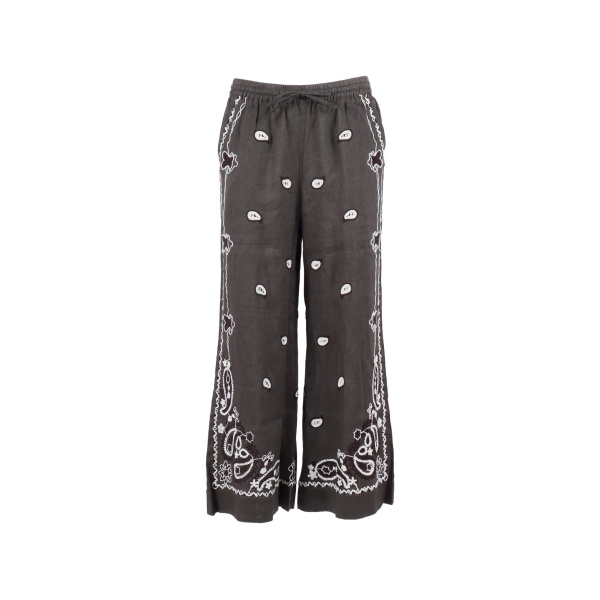 embroidered trousers