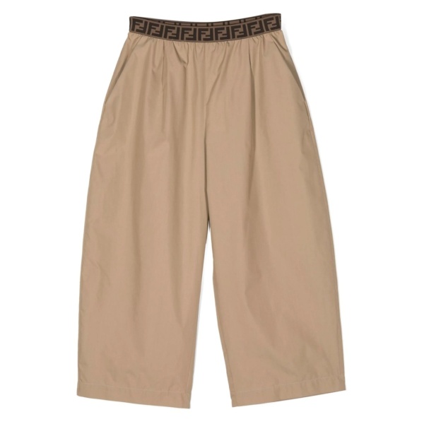 FF-pattern-waistband shorts