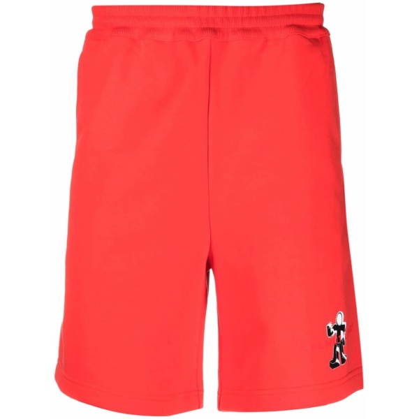 Figure logo-print shorts