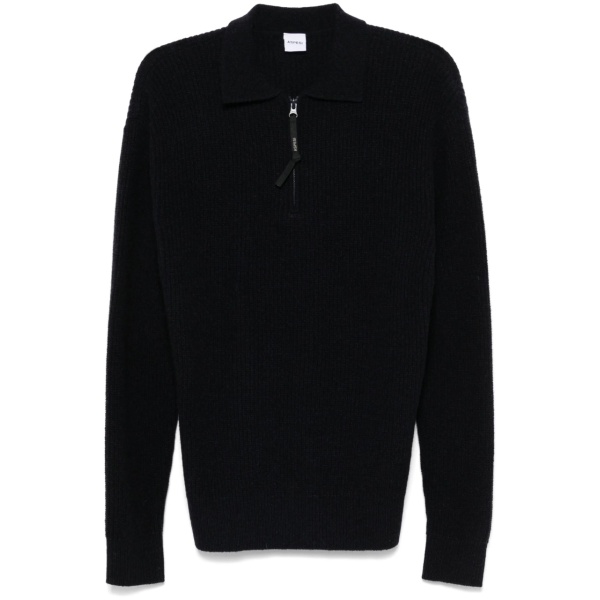 fisherman's knit polo shirt