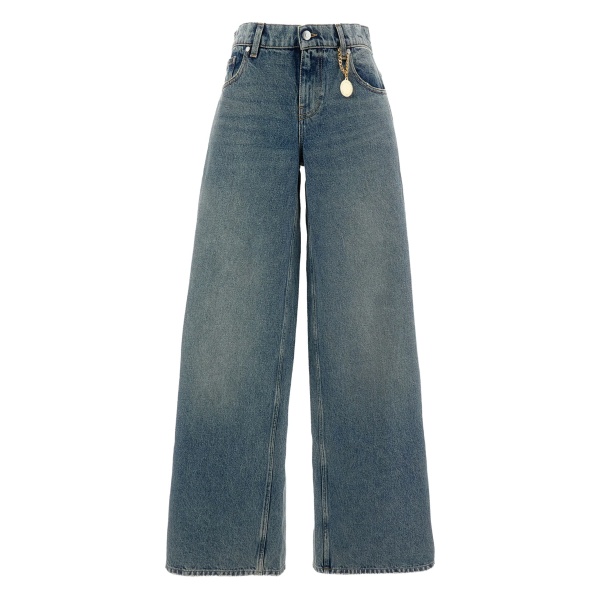 five-pocket wide jeans