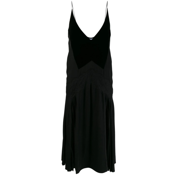 flared slip dress