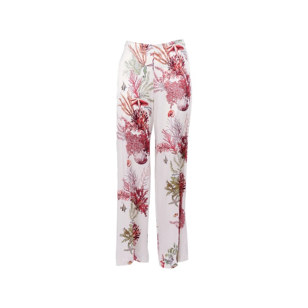 floral-print palazzo trousers