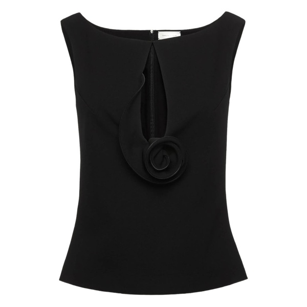 flower-detail blouse