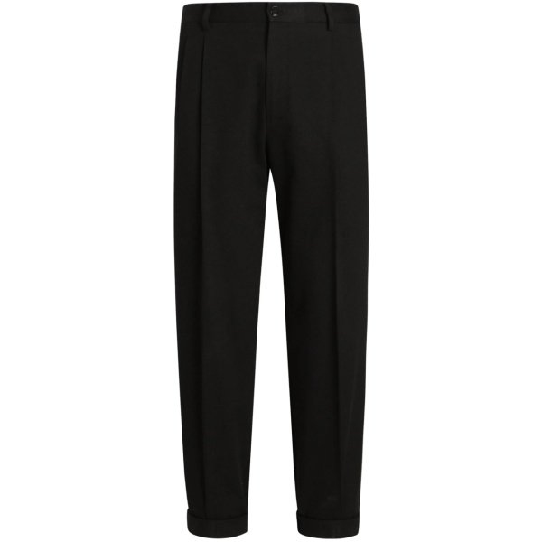 folded-edge trousers
