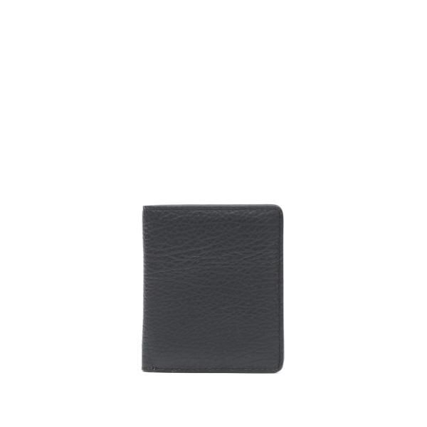 four-stitch leather bi-fold wallet