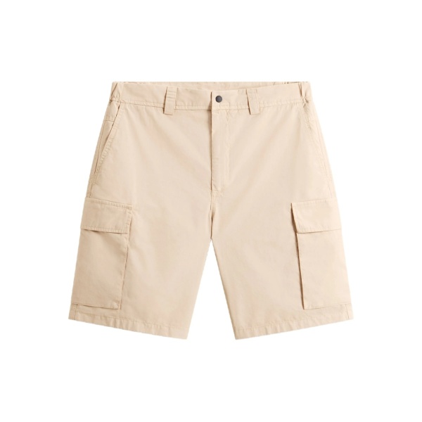 gabardine cargo shorts