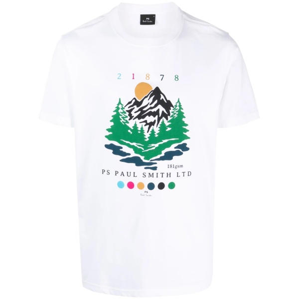 graphic-print cotton T-shirt