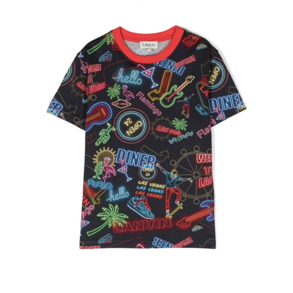 graphic-print crew-neck T-shirt