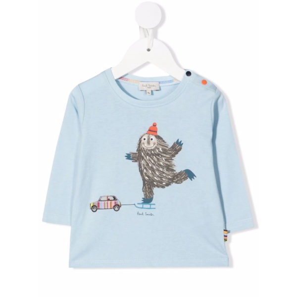 graphic-print organic cotton T-shirt
