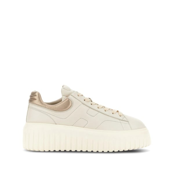 H-Stripes lace-up leather sneakers