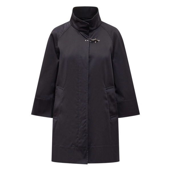 high-neck oversized jacket