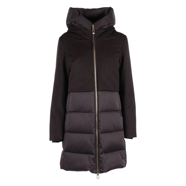 hooded coat