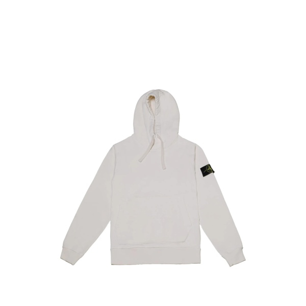 hooded patch sweatshirt