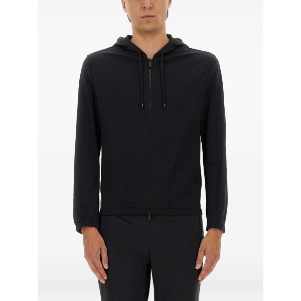hooded zip jacket