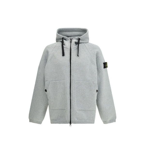 hooded zip sweater