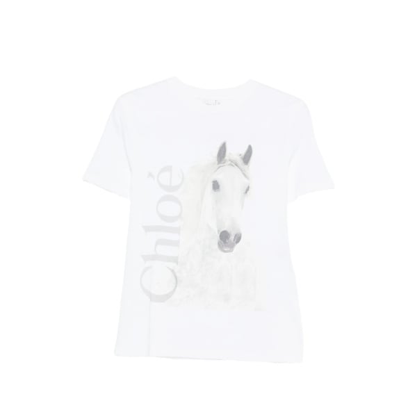 Horse-print T-shirt