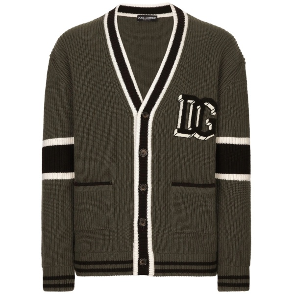intarsia-knit cardigan