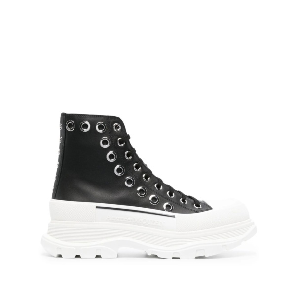 Joey eyelet-detail sneakers
