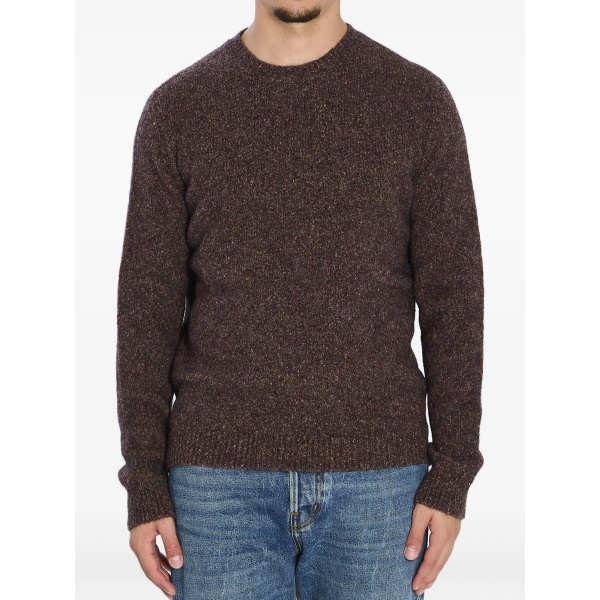 knitted crew-neck sweater