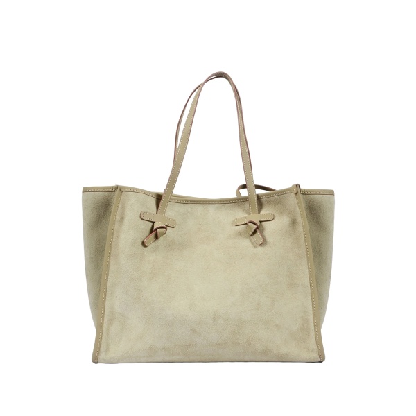 knot-detail leather shoulder bag