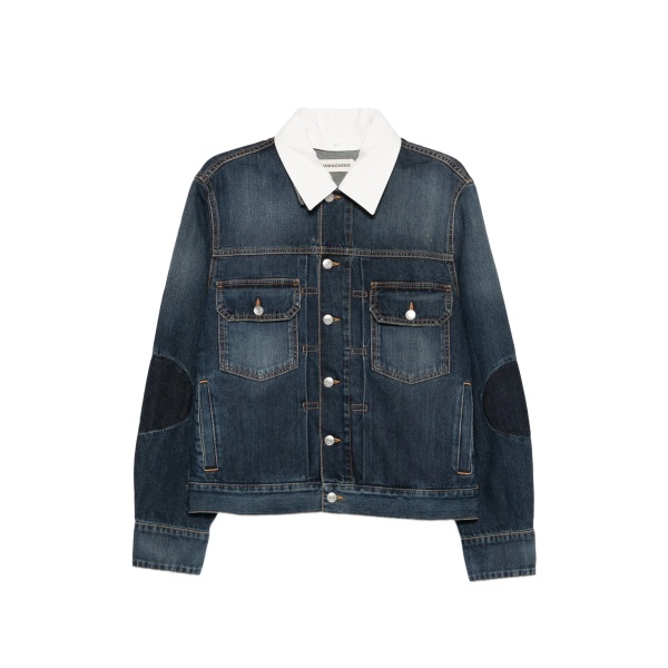 Laguna detachable-collar denim jacket