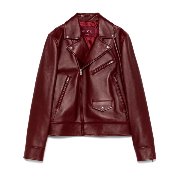 leather biker jacket