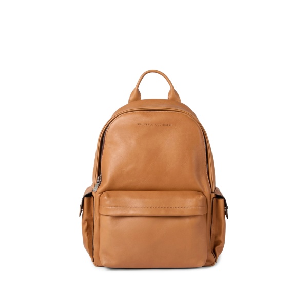 leather travel backpack