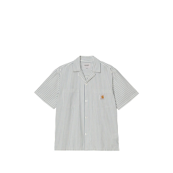 Leavel striped pocket shirt