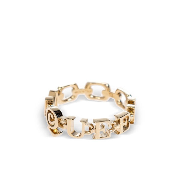 logo-embellished ring