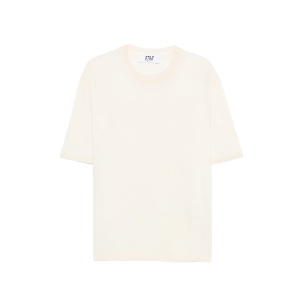 logo-embossed T-shirt