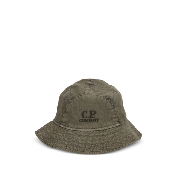 logo-embroidered bucket hat